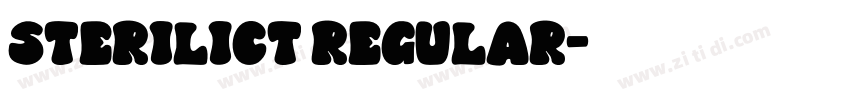 Sterilict Regular字体转换